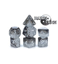Gate Keeper Games - Halfsies Dice - 'Bling Yang' 7 Die Set
