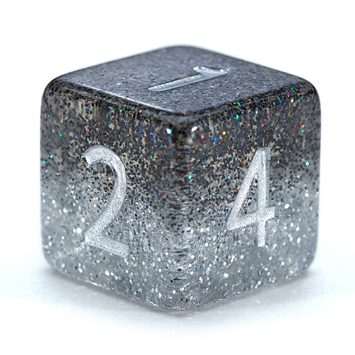 Gate Keeper Games - Halfsies Dice - 'Bling Yang' - 12d6 Dice Set