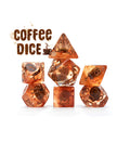 Gate Keeper Games - Inclusion Dice - 'Coffee Dice' 7 Die Set