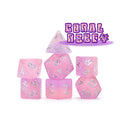 Gate Keeper Games - Sea Glass - 'Coral Reef' 7 Die Set