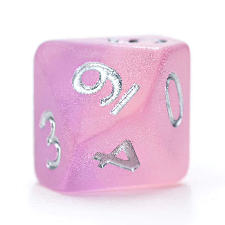 Game Keeper's Dice - Sea Glass - 'Coral Reef' - 10d10 Dice Set