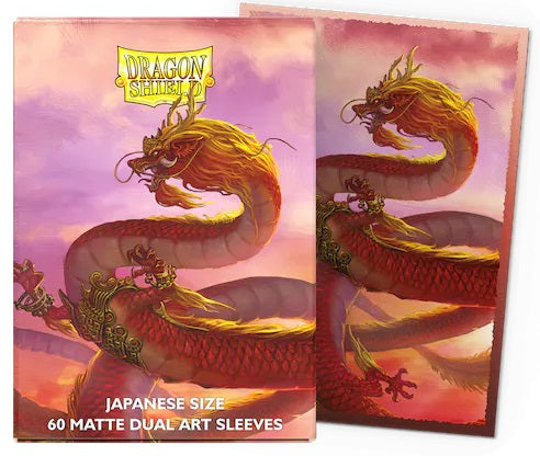 Dragon Shield - Dual Matte Art Japanese Sleeves - Wood Dragon 2024