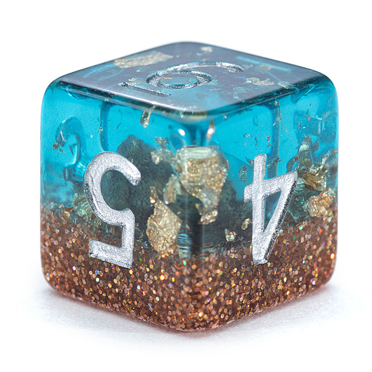 Gate Keeper Games - Inclusion Dice - 'Biome: Deep Sea' - 12d6 Dice Set