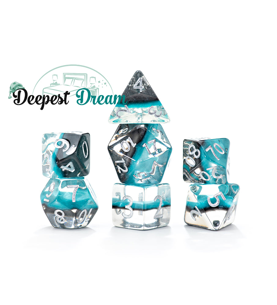 Gate Keeper Games - Eclipse Dice - 'Deepest Dream' 7 Die Set