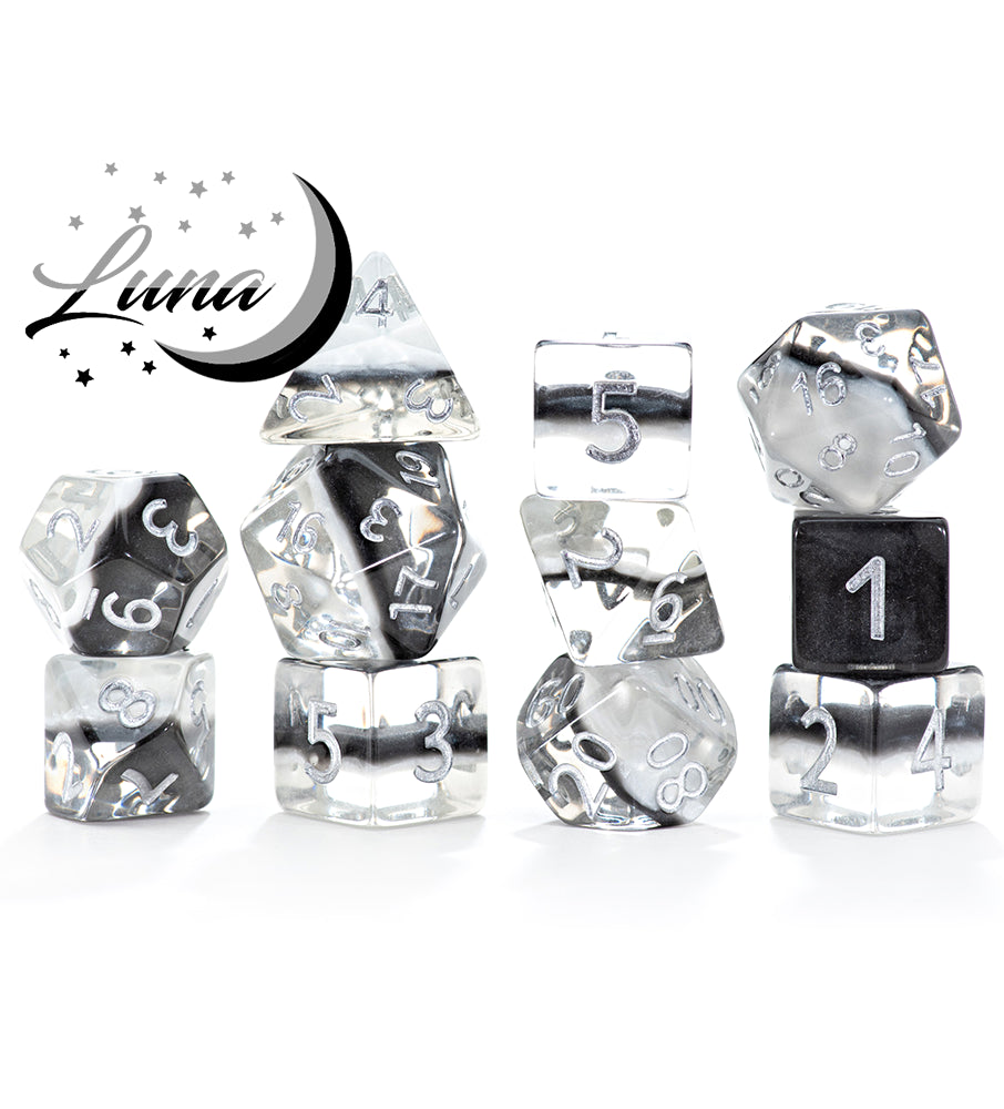 Gate Keeper Games - Eclipse Dice - 'Luna' - 11 Die Set