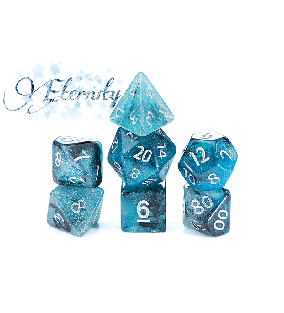 Gate Keeper Games - Aether Dice - 'Eternity' 7 Die Set