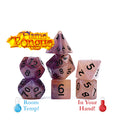 Gate Keeper Games - Chromomancy Dice - 'Flame Tongue' 7 Die Set