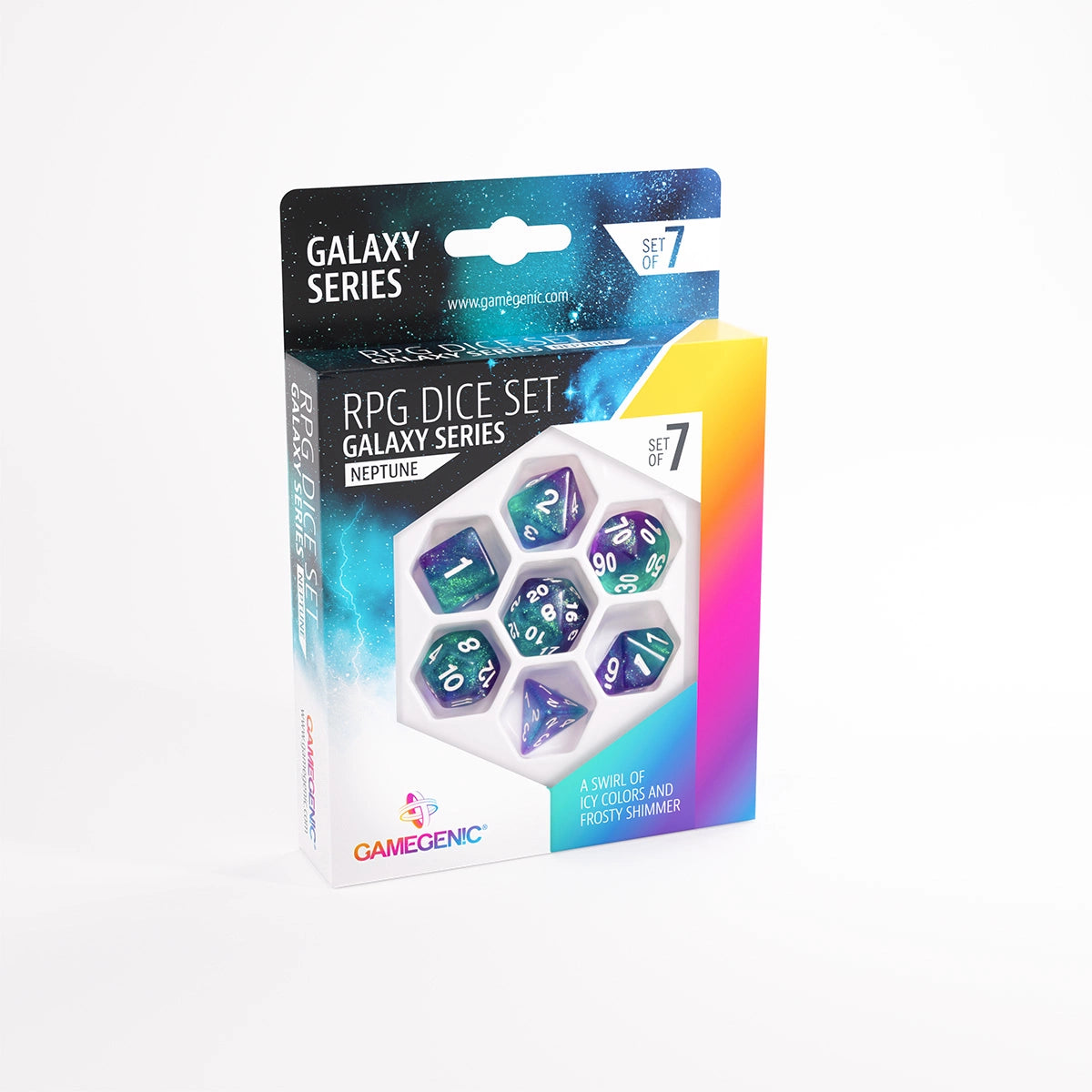 Gamegenic - RPG 7 Die Set: Galaxy Series