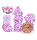 Gate Keeper Games - "Orchid Buds" - Holographic Dice - 11 Die Set