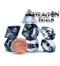 Gate Keeper Games - "Dragon Eggs" - Neutron Glitter Dice - 11 Die Set