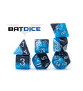Gate Keeper Games - Halfsies Dice - 'Bat Dice' 7 Die Set