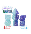 Gate Keeper Games - Chromomancy Dice - 'Heaven & Earth' 7 Die Set
