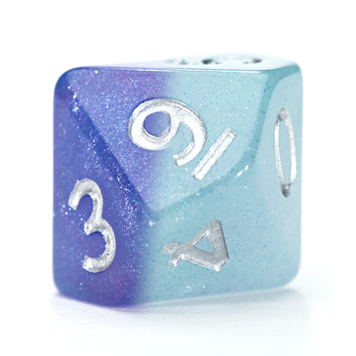 Game Keeper's Dice - Chromomancy Dice - 'Heaven & Earth' - 10d10 Dice Set