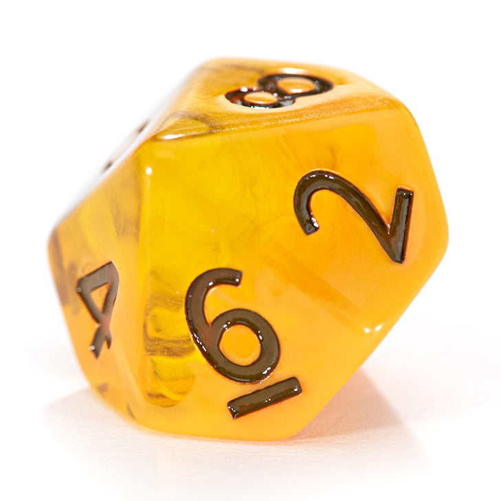 Game Keeper's Dice - Flowstone Dice - 'Honeycomb' - 10d10 Dice Set