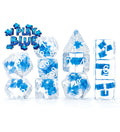 Gate Keeper Games - Inclusion Dice - 'I Play Blue' - 11 Die Set