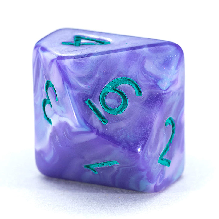 Game Keeper's Dice - Van Gogh Dice - 'Irises' - 10d10 Dice Set