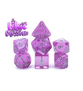 Gate Keeper Games - Holographic Dice - 'Lilac Blossom' 7 Die Set
