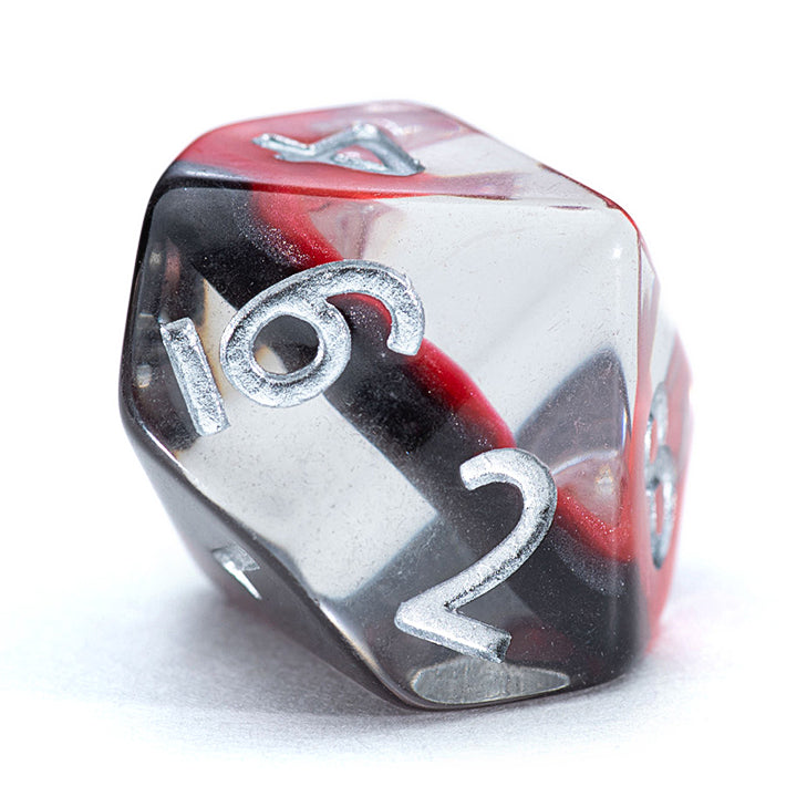 Game Keeper's Dice - Eclipse Dice - 'Magma Dice' - 10d10 Dice Set