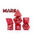 Gate Keeper Games - Mercurial Dice - 'Mars' 7 Die Set