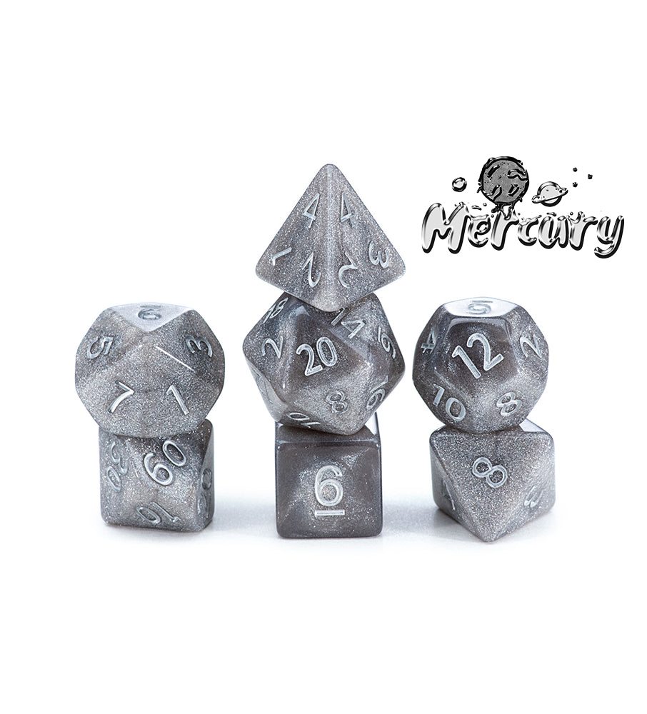 Gate Keeper Games - Mercurial Dice - 'Mercury' - 11 Die Set
