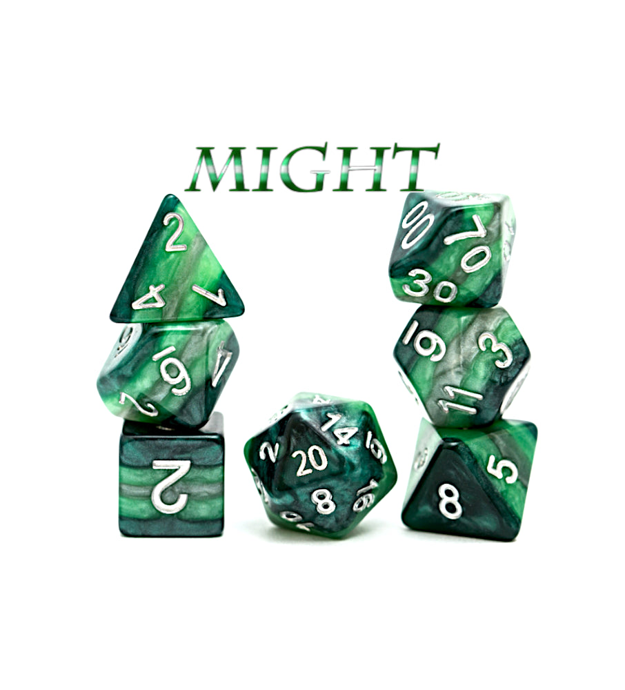 Gate Keeper Games - Reality Shards Dice - 'Might' 7 Die Set