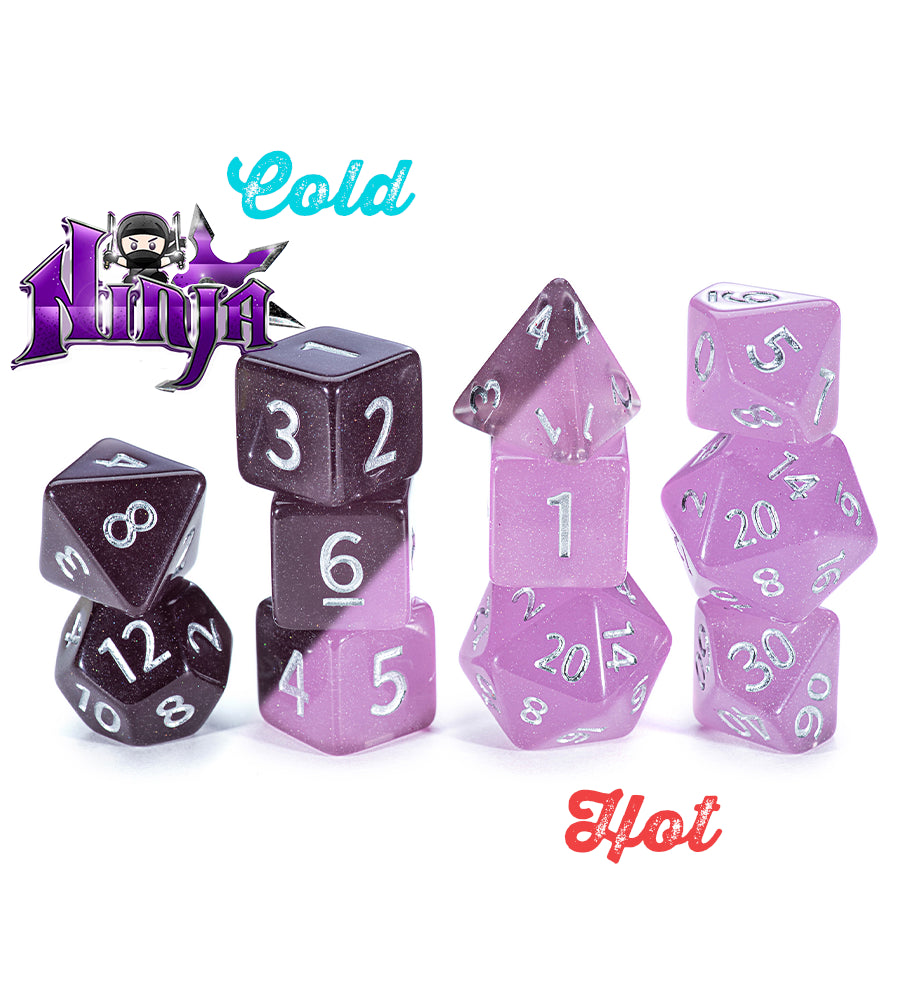 Gate Keeper Games - Chromomancy Dice - 'Ninja' 7 Die Set