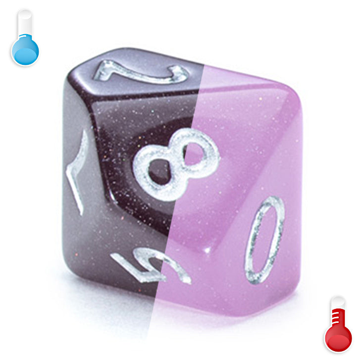 Game Keeper's Dice - Chromomancy Dice - 'Ninja' - 10d10 Dice Set