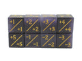 Old School Dice - Gemstone +/- Counter Dice - Purple