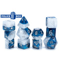 Gate Keeper Games - Halfsies Dice - 'Police Box' - 11 Die Set