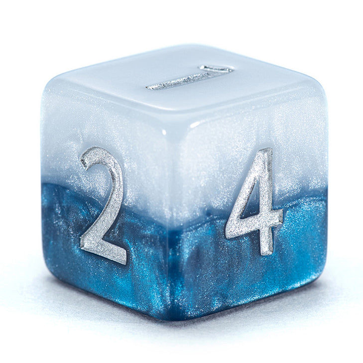 Gate Keeper Games - Halfsies Dice - 'Police Box' - 12d6 Dice Set