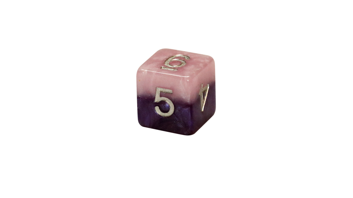 Gate Keeper Games - Halfsies Dice - 'Princess Dice' - 12d6 Dice Set