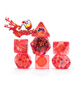 Gate Keeper Games - Inclusion Dice - 'Sangria' 7 Die Set
