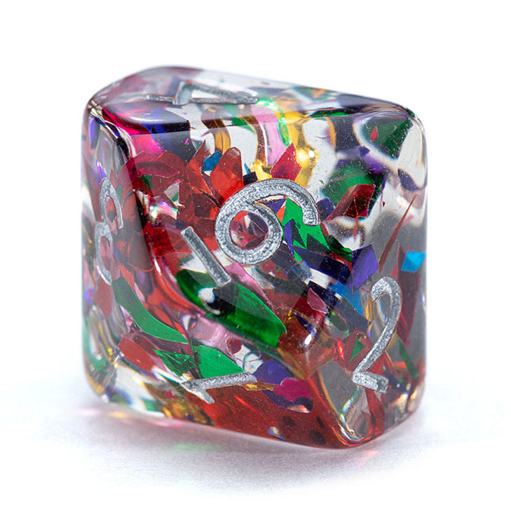 Game Keeper's Dice - Inclusion Dice - 'Stained Glass' - 10d10 Dice Set