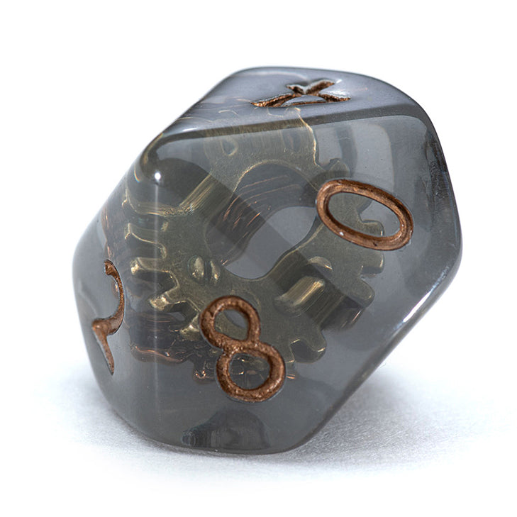 Game Keeper's Dice - Inclusion Dice - 'Steampunk' - 10d10 Dice Set