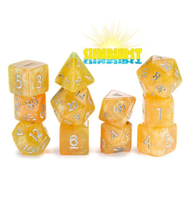 Gate Keeper Games - Aether Dice - 'Sunburst' - 11 Die Set