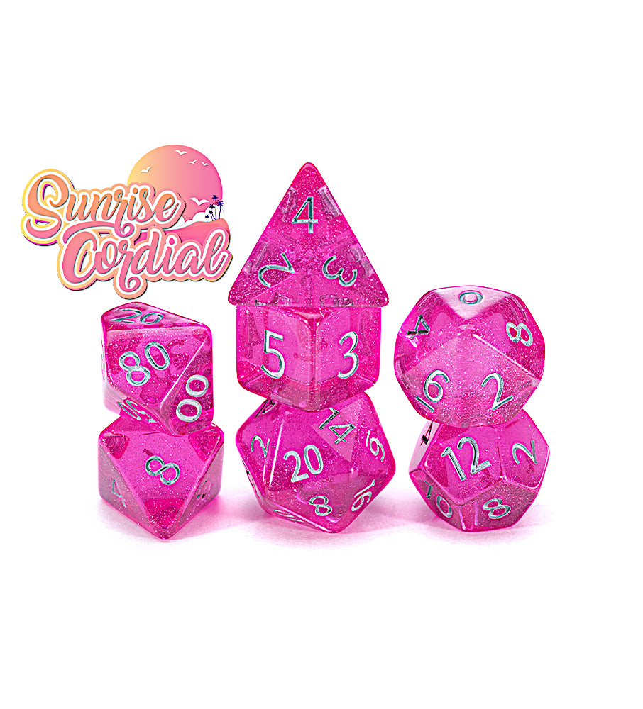 Gate Keeper Games - Holographic Dice - 'Sunrise Cordial' - 11 Die Set