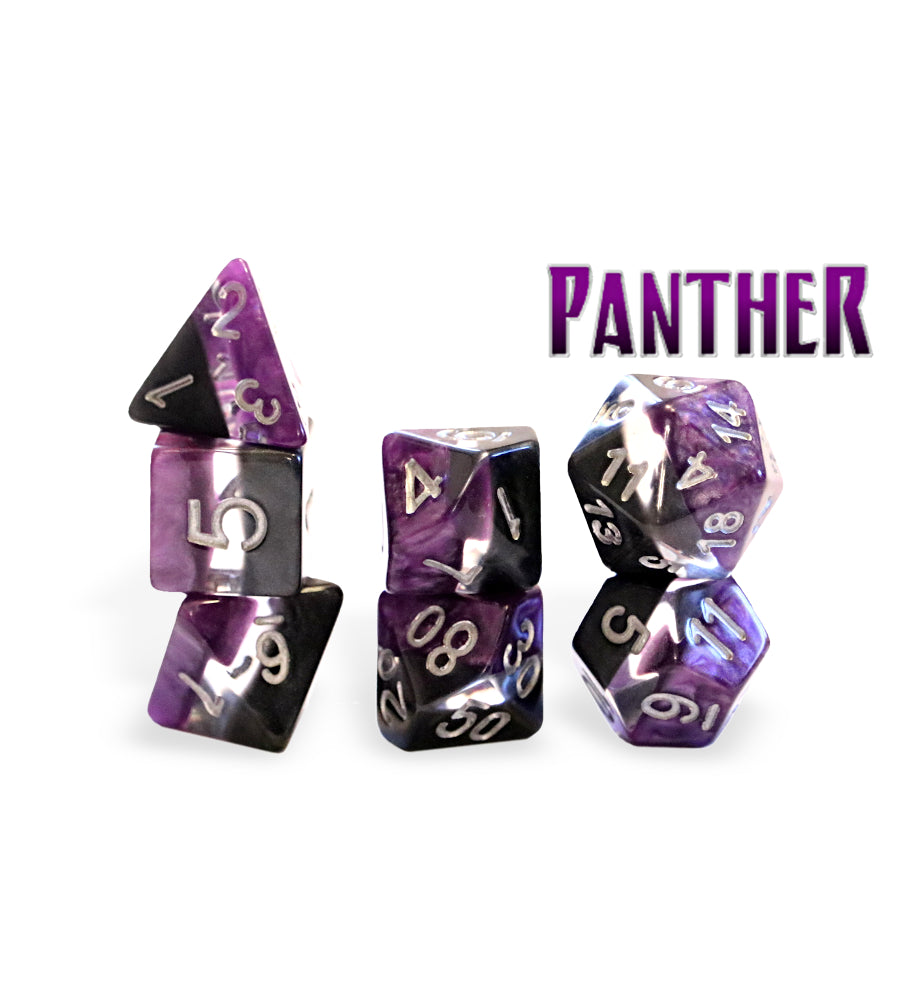 Gate Keeper Games - Supernova Dice - 'Panther' - 11 Die Set