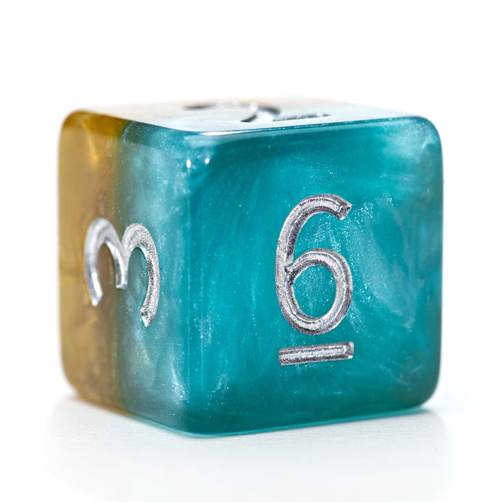 Gate Keeper Games - Halfsies Dice - 'Venetian Dice' - 12d6 Dice Set
