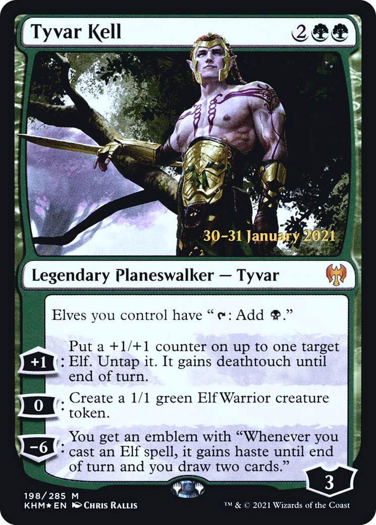 Tyvar Kell (PRE-198) [Kaldheim Promos] Foil