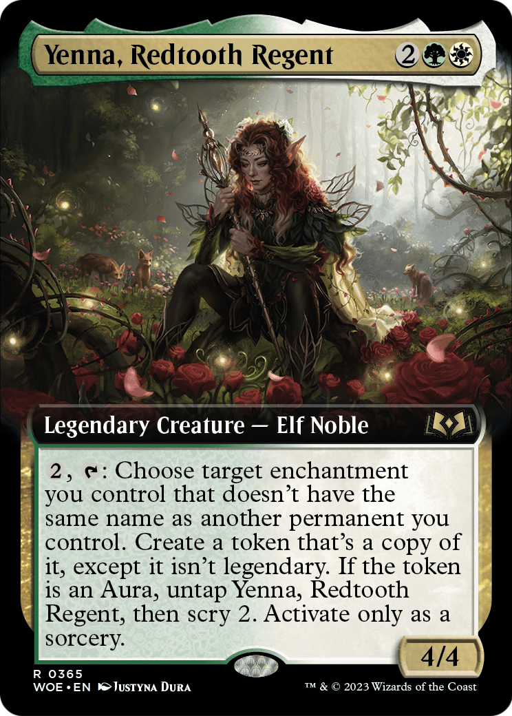 Yenna, Redtooth Regent (Extended Art) (WOE-365) [Wilds of Eldraine]