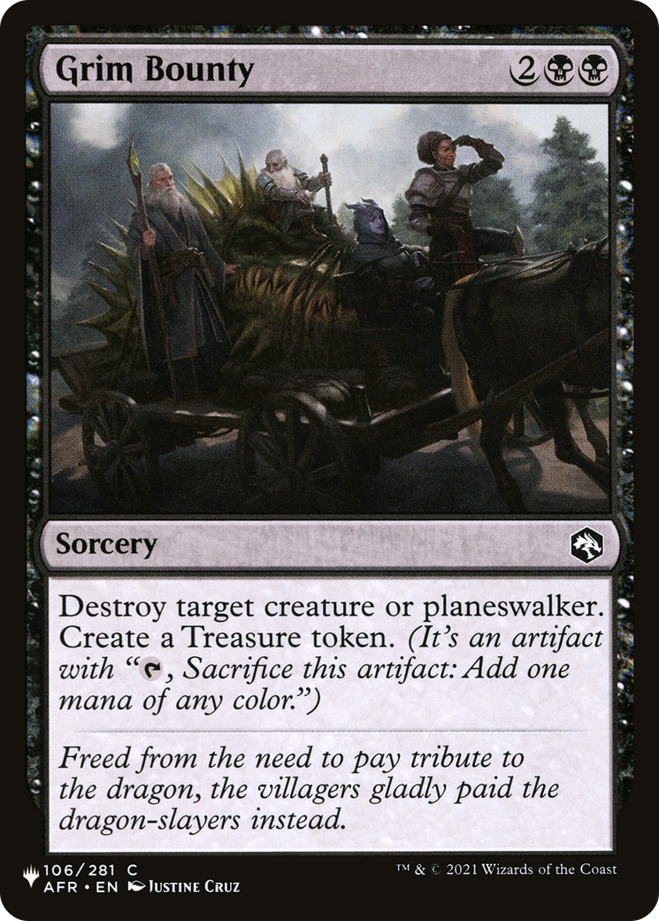 Grim Bounty (LIST-106/281) [The List]