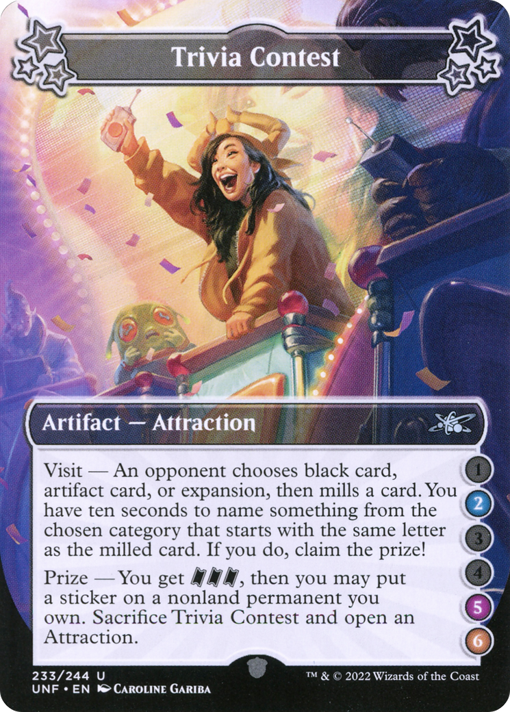 Trivia Contest (2-5-6) (UNF-233) [Unfinity]