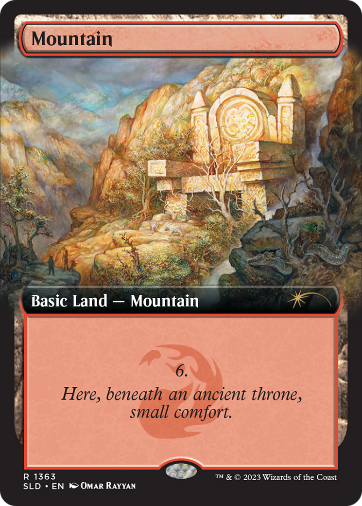 Mountain (SLD-1363) (Extended Art) [Secret Lair Drop]