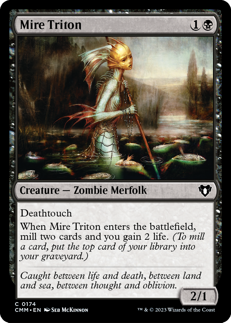 Mire Triton (CMM-174) [Commander Masters] Foil