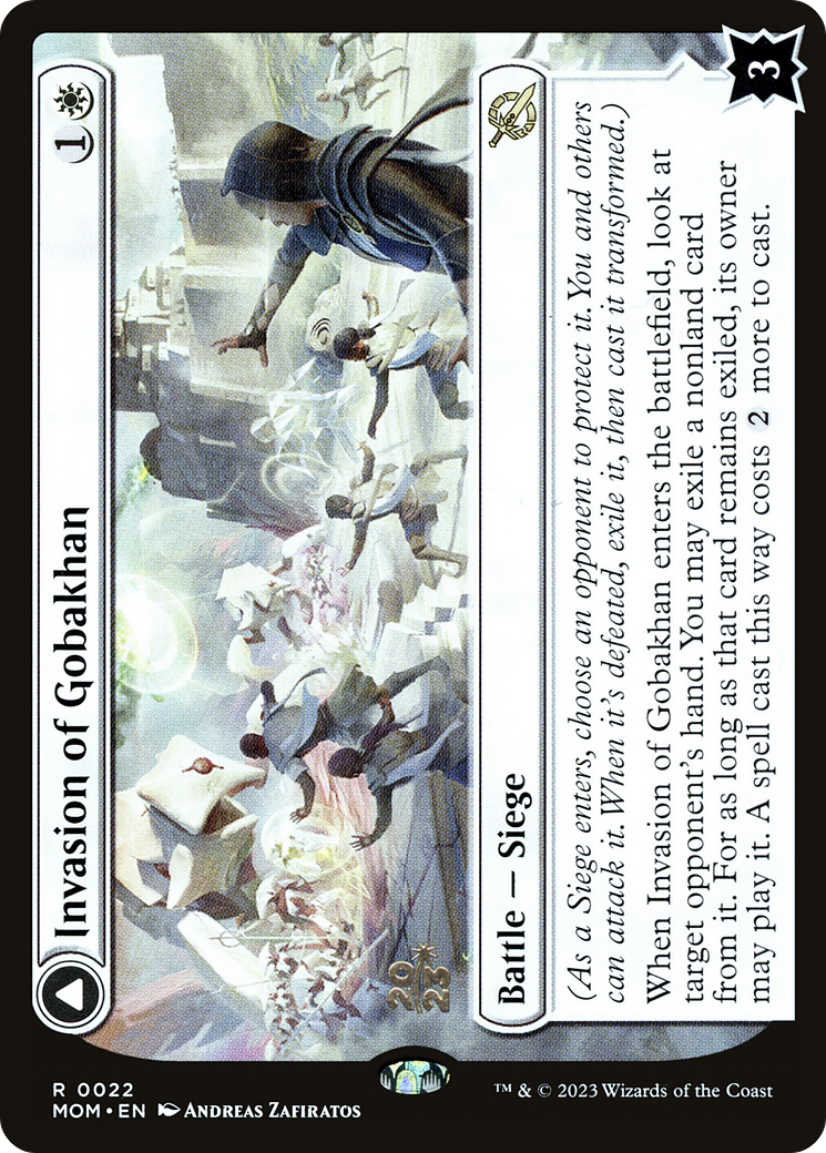 Invasion of Gobakhan (PRE-022) [March of the Machine Promos] Foil