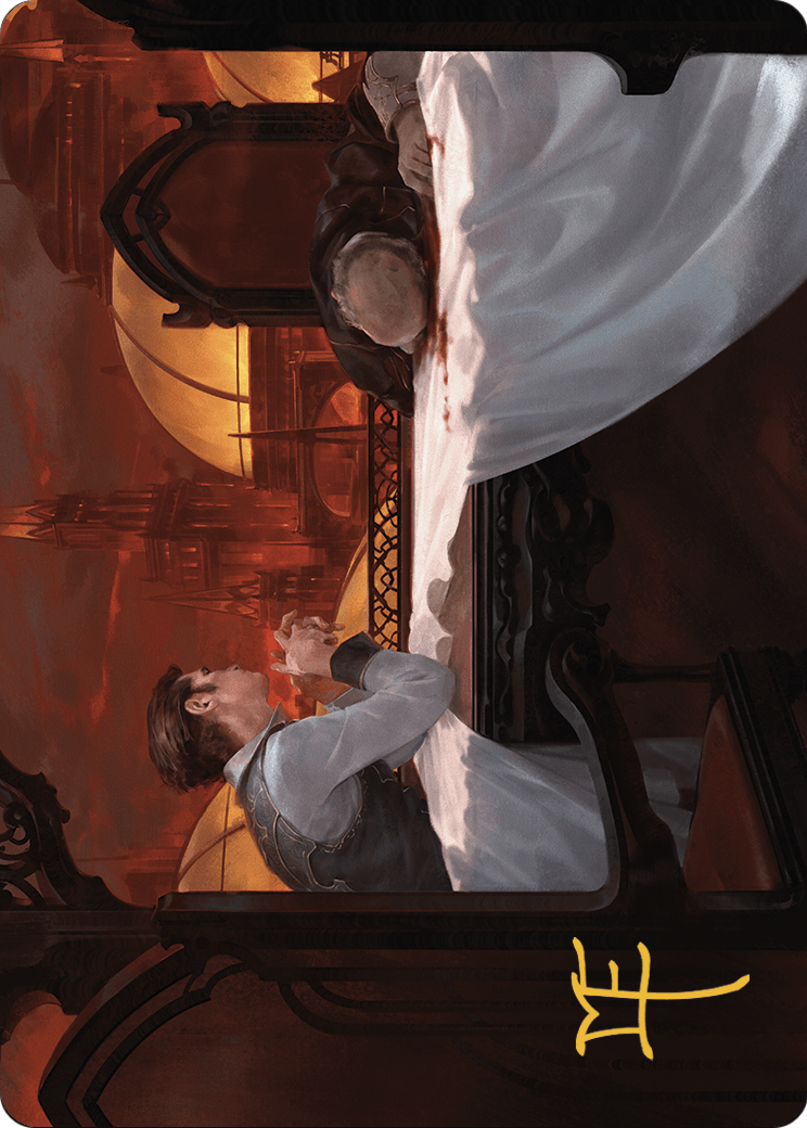 Expedited Inheritance // Expedited Inheritance (AMKM-012) (Borderless) [Murders at Karlov Manor Art Series]