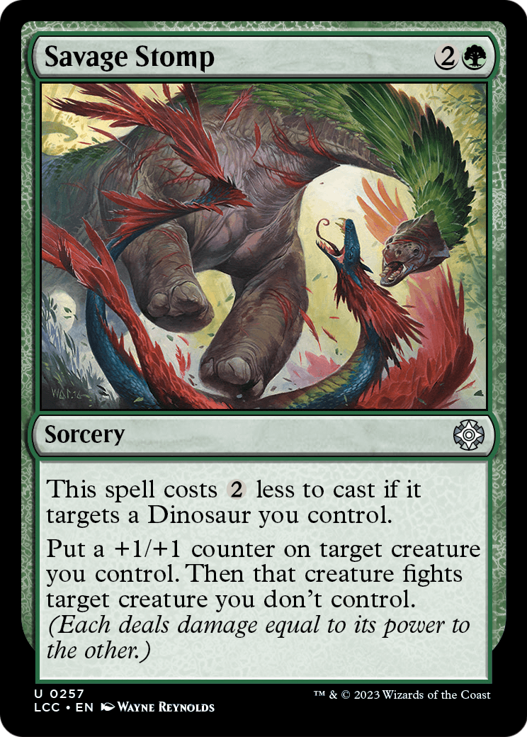 Savage Stomp [Commander: The Lost Caverns of Ixalan]