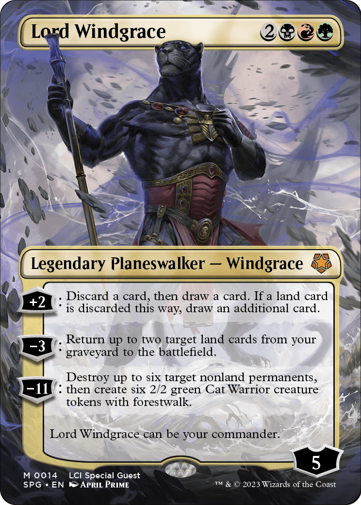 Lord Windgrace (Borderless) (SPG-014) [Special Guests]
