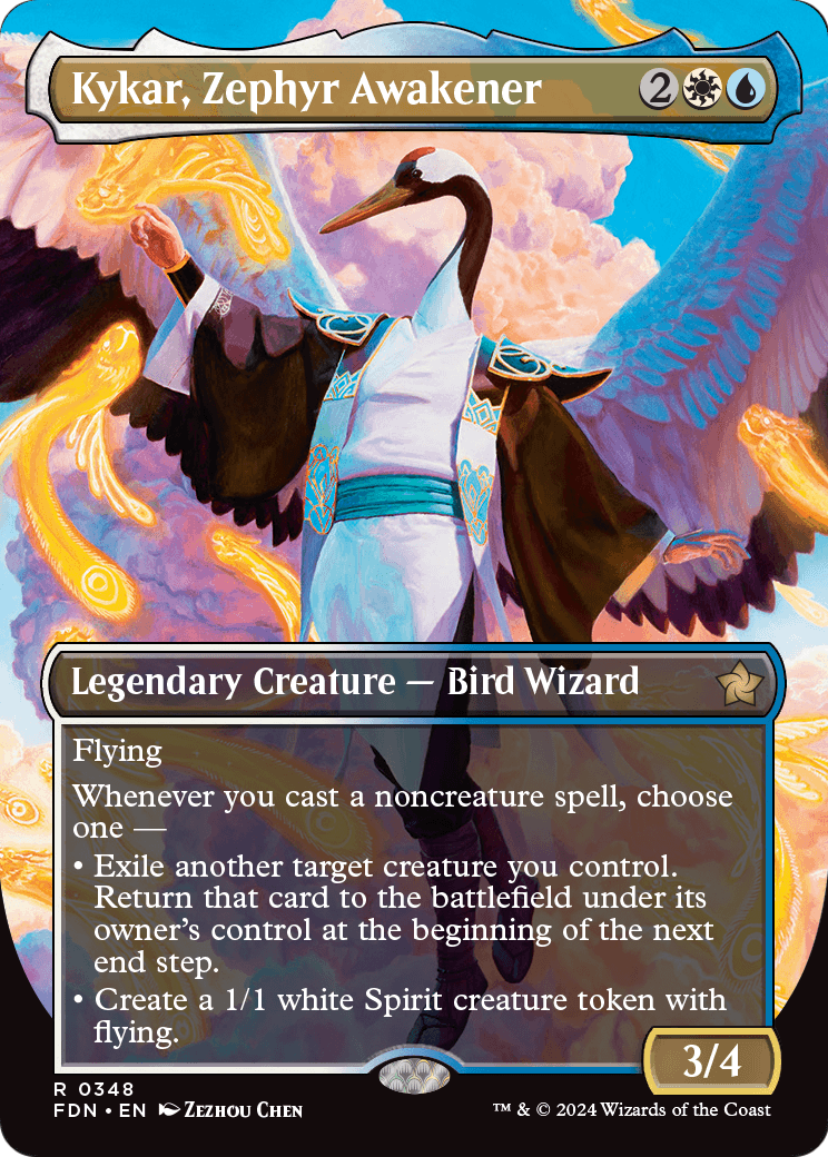 Kykar, Zephyr Awakener (Borderless) (FDN-348) [Foundations]