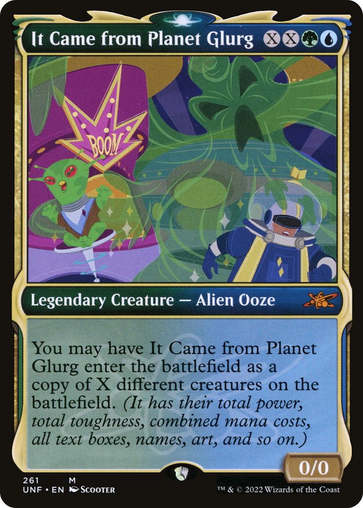 It Came from Planet Glurg (Showcase) (UNF-261) [Unfinity] Foil
